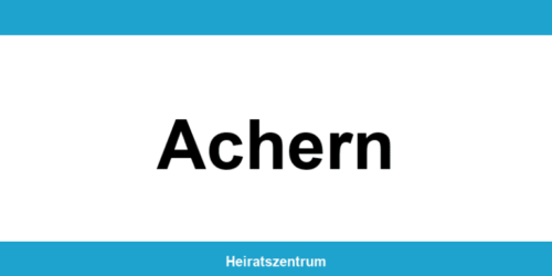 Standesamt Achern – Termin online und Kontakt