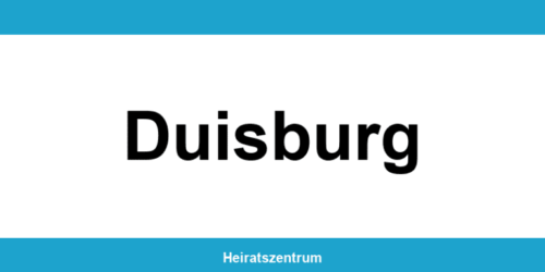 Standesamt Duisburg – Termin online und Kontakt