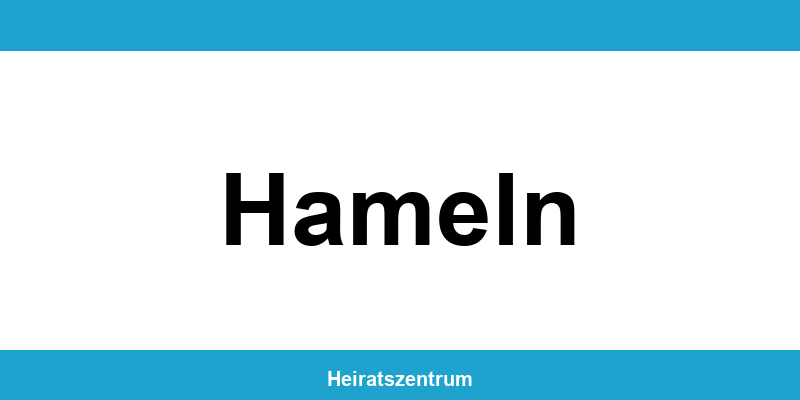 Standesamt Hameln – Termin online und Kontakt