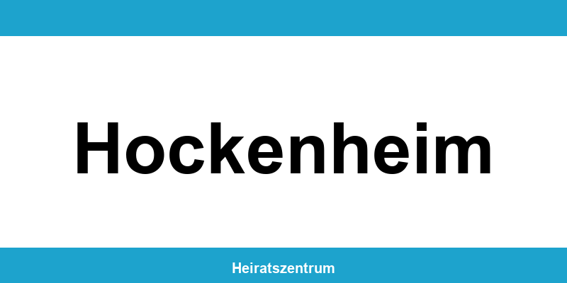 Standesamt Hockenheim – Termin online und Kontakt