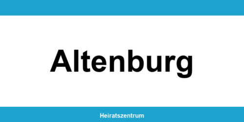 Standesamt Altenburg – Termin online und Kontakt