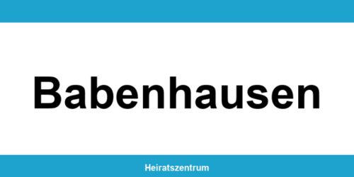 Standesamt Babenhausen – Termin online und Kontakt