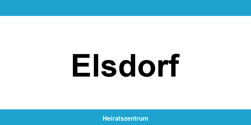 Standesamt Elsdorf – Termin online und Kontakt