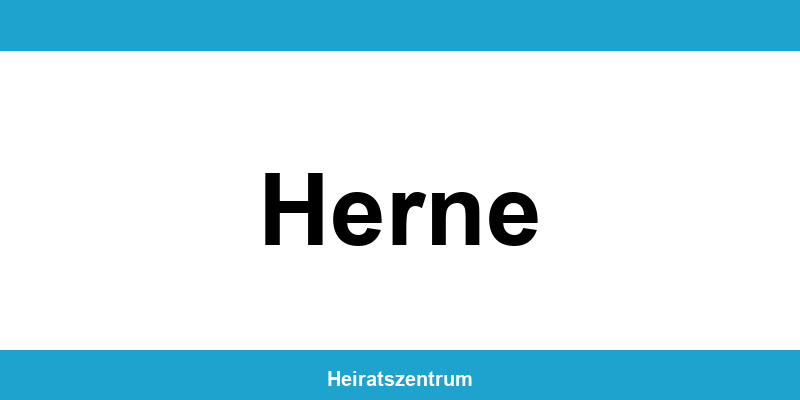 Standesamt Herne – Termin online und Kontakt