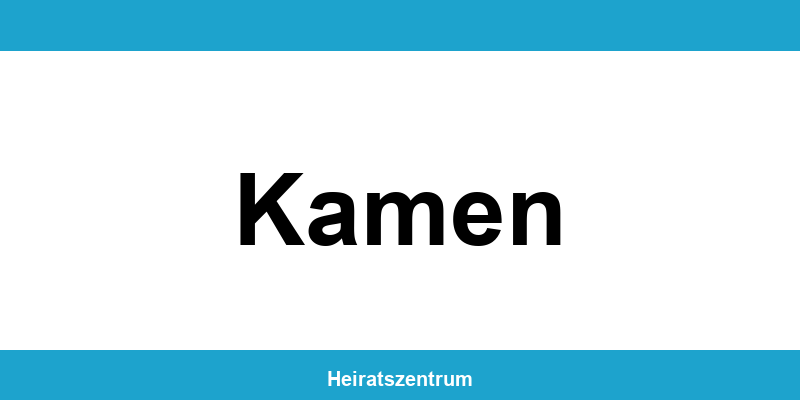 Standesamt Kamen – Termin online und Kontakt