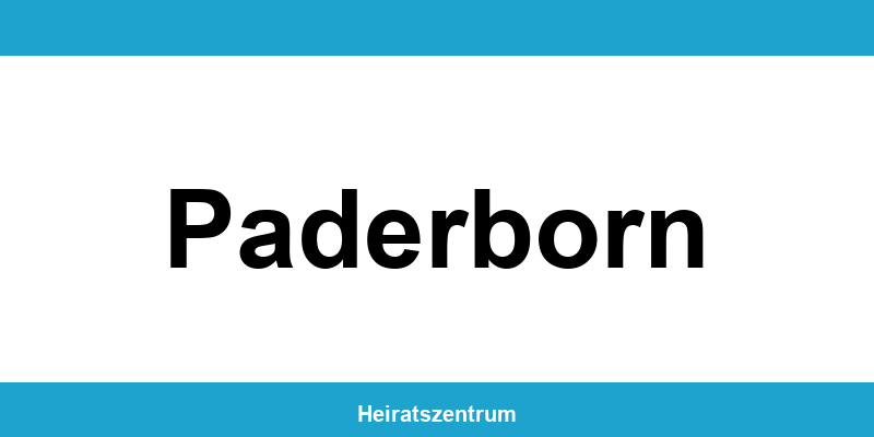 Standesamt Paderborn – Termin online und Kontakt