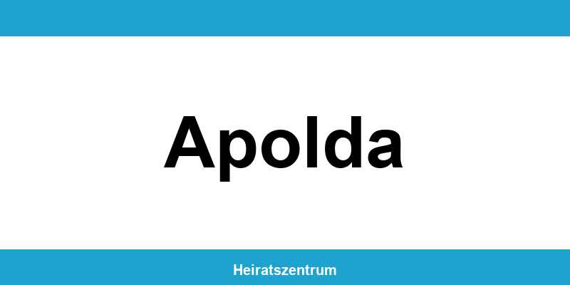 Standesamt Apolda – Termin online und Kontakt
