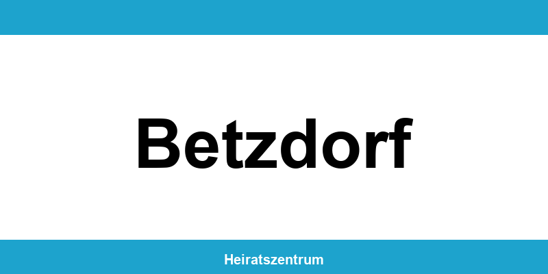 Standesamt Betzdorf – Termin online und Kontakt