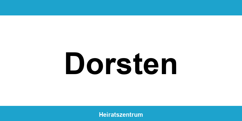 Standesamt Dorsten – Termin online und Kontakt