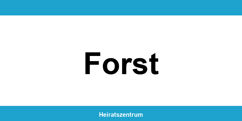 Standesamt Forst – Termin online und Kontakt