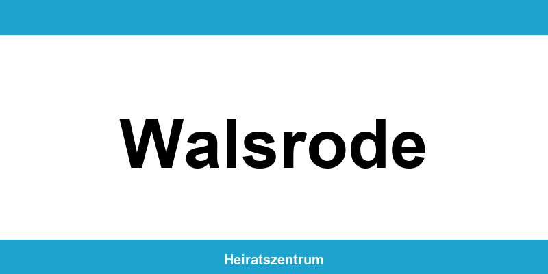 Standesamt Walsrode – Termin online und Kontakt